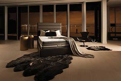 Simmons-Beautyrest-Black-mattress---bedroom